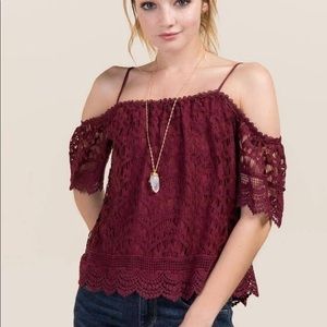 Francesca’s Lace blouse